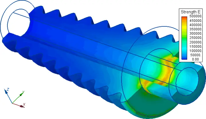高压套管设计(High Voltage Bushing Design)示意图