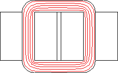 磁路磁阻（Magnetic Circuit Reluctance）示意图