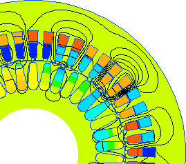 电机设计（Electric Motor Design）示意图